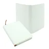 Notepads A6 Sublimatie Tijdschriften met Dubbelzijdig Tape Thermische Transfer Notebook DIY White Blanks Faux Sea Shipping CCB8415