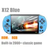 Portable Game Players 5.1 Inch Handheld Player X12 PLUS Retro Built-in 2000 Support TF Arcade Consoles