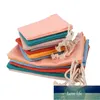 10Pcs Natural Cotton Canvas Fashion Jewellry Pouches Christmas Gift Packing Bag Eyelashes Makeup