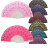 2021 paillettes danse ventilateur Design créatif paon pliant main ventilateurs femmes scène Performance accessoire Multi couleur