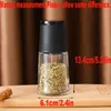 Szlifierka Szklana Młynka Salt Peppers Mill Herb Spice Shakers Narzędzia kuchenne Regulowane Gadżety Szlifierskie Akcesoria do gotowania ZZB14555