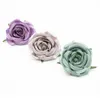 6pcs Silkl Flowers Rose Heads Home Decoration Acessórios Diy Candy Box Flowers Decorative Wreaths Broche Wedding Auto Jllkda