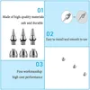 Professional Spray Guns 0 2 0 3 0 5MM Gun Needle Nozzle Cap Set Airbrush Parts Set Accessories 3 Piece Paint Set188q