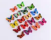 10st Colorful Light Butterfly Wall Stickers LED Night Light Hem Living Kid Room Bedroom Decor Butterfly Stickers med tejp