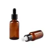 10 ml Draagbare vloeibare druppel pipet reagens lege amber hervulbare glazen fles reizen pot met druppels professionele opslagflessen potten DH3922