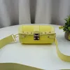 Moda Tasarımcılar Mini Zincir Varil Şekli Kadın Çantası Dalga Desen Klasik Çiçek Retro Kova Omuz Çantaları Çanta Casual Crossbody Çanta Kılıf