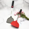 Multi-color Spatula Soup Spoon Food Grade Silicone Kitchenware Red Dot Stainless Steel Silicone Shovel Nonstick Spatula XVT0263