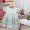 Spaanse babyjurk meisje Turkse vintage jurken baby prinses lolita baljurk kinderen eid verjaardag robe kid boutique kleding 210615