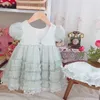 Spanska Baby Dress Girl Turkiska Vintage Klänningar Spädbarn Prinsessan Lolita Ball Gown Children Eid Födelsedag Robe Kid Boutique Kläder 210615