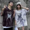 Hip Hop streetwear Tshirt Tshirt Tshirt Harajuku T-shirt da uomo estate manica corta T Shirt in cotone Top in cotone Tops Tees 210726
