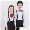 Shirts Baby & Kids Clothing Baby, Maternity Boys Long Sleeve Shirt White Children School Uniforms Drape Suit For Wedding Party Gentleman Clo