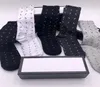 Hochwertige Mode Luxus kurze Sport Socken Street Style Streifen Sport Basketball Socke für Männer und MS 5 teile/los Herren Designer mit Box 5