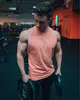 Gyms Workout Sleeveless Shirt Tank Top Men Fitness Mens Sportwear Bodybuilding Clothing Vests Muscle Men Tank Tops 210308