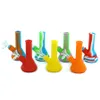 Shisha Hookah Água Tubulação de Água Beaker Beaks Rig Rig Bong Tubos de Silicone Altura 5 "