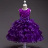 Summer Rose Flower Dress for Girls Dresses Children Ball Gown Clothing Princess Wedding Party Dress Kids Clothes3217830