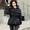 Veste d'hiver col montant costume de coton pour femmes version coréenne de lâche court ins étudiants épais 210531