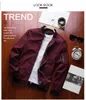 Giacche da uomo Business Solid Fashion Coat Mens Casual Slim Stand Collar Giacca bomber da uomo Arrivo Primavera Autunno