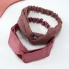 النساء الشتاء محبوك رباطات الملتوية عبر عمامة ضمادة bandanas مرونة hairbands الأزياء اكسسوارات للشعر