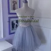 Glitter Cekiny Krótkie balki Suknie Linii Burgundii Tulle Formalne Suknie Homecoming Vestido