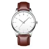 Wristwatches Fashione Couple Quartz Watch Men's Leather Business Wristwatch 2022