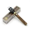 Batería de nudillos de latón 650 mAh 900mAh Gold Wood Slivery Precaliente Voltaje ajustable Vape Pen Bk 510 Rosco de rosca