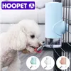 Hoopet Pet Drinker Butelka Plastikowa Woda Do Dozownika Kot Dozownik Fontanny Head Heed Feeder Wiszące 210615