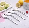 304 Stainless Steel Forks Food Grade Stainless-Steel Spork Glossy Polish Noodle Spoon Western Knife Fork Teaspoon Dinner Spoons SN4281