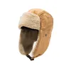 الشتاء دافئ غطاء سميكة القبعات Ushanka مع القبعات مع رفرف الأذن الفراء طيار المبطنة لي فنغ الثلج التزلج قبعة الصيد tx0135