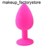 Massage SML 100 Silicone Anal Butt Plug Unisex Erotic Sex Stopper Adult Toys For Women Men Massage Anal G Spot Trainer For Coup5710370