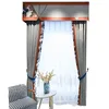 Gordijn drapeert moderne gordijnen voor levende eetkamer slaapkamer eenvoudige tule raam luxe Chinese stijl sfeer afgewerkt mode