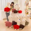 28cm/11 inches Alpaca Plush Toy 6 Colors Cute Animal Doll Soft Cotton stuffed Home office decor Kids girl Birthday Christmas Gift sea freight