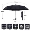Fort résistant au vent 3 pliage automatique parapluie hommes parasol femmes pluie 12 côtes grands parapluies cadeau d'affaires portable Paraguas 210223
