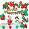 100 st god jul ballong set dekoration födelsedag globos party happy navidad för hem xmas nyår 2021 t200909