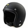 Geniune TTCO Motorfietshelm Japanse stijl Open Face Lichtgewicht Shell 500TX -serie met maskerlens Q0630