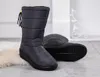 2021 sapatos mulheres botas inverno quente pele água impermeável botas de neve feminina mid-bezerro botas plus tamanho cunhas mulher calçado