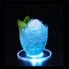 Mini Coaster Bottle LED Light Stickers Festival Night Party Club Bar Decorazione KTV Cocktail Flash Base Mat Coaster Drink Cup