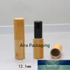 Pakkingflessen 4.2G Bamboe Lege Lip Balsem Container DIY Lipstick Tube 12.1mm Cosmetische Rouge Hervulbare 20pcs / lot