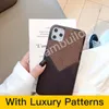 Fashion Phone Cases For iPhone 14 Pro Max 14 13 PLUS 12 12Pro 12proMax 7 8 plus X XS XR XSMAX PU leather case designer shell with card