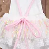 Ma&Baby 3M-3Y Summer Princess born Infant Girls Romper Lace Tassel Tutu Birthday Party Clothes For Girl Jumpsuit 211101