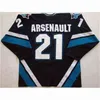 CeUf Rimouski Oceanic 87 Sidney Crosby 24 Gabriel Balasescu 21 Benoit Arsenault Mens Womens Youth cusotm any name any number Hockey Jersey