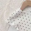 Baby pajamas summer thin suit polka dot western style girls two-piece home service P4695 210622