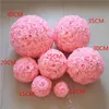 Decorazione per feste 12 pollici 30 cm rose artificiali fiore palla Natale matrimonio compleanno appeso centrotavola fai da te baci