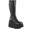 schwarze winter-wedges