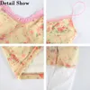 RapWriter Fashion Summer Tie Dye Floral Strap Lace Cami Women Crops Crops Backless V pescoço Sexy Camis Wrap Bustier tank tampa 210225