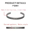 Bracelet en argent Sterling S925 pour hommes femmes bijoux de luxe de haute qualité Style rétro cadeaux de noël tendance 2021