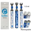 Cookies Disposable Vape 1ml 1000mg E-cigarettes 400mah Rechargeable Battery Pen Ceramic Coil Precharged Thick Oil Empty Cookies Cartridges ECigs Custom Packaging