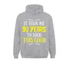 Men's Hoodies & Sweatshirts 90 Years Old Birthday Pullover Happy 90th Birthday! Printed On Labor Day For Men Hip Hop Classic