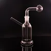 6 pouces Mini bécher en verre Bong conduites d'eau Bongs Dab Rigs barboteur main pipe à fumer enivrante avec pot d'huile en stock bateau rapide le moins cher