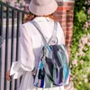 Lyx märke Ryggsäck Kvinnor Oxford Cloth Shoulder Bag School Bags för Teenage Girls Light Ladies Travel Ryggsäck Mochila Feminin 210922
