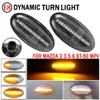 Dynamiczny sygnał Turn Sygnał LED LED Woda migra dla Mazdy 2 dla Mazdy 3 5 6 BT50 MPV Marker Lekkie akcesoria samochodowe 6198779